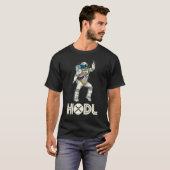 Cryptocurrency Talk XRP Fun HODL XRP Disco Moon T-shirt (Voorkant volledig)