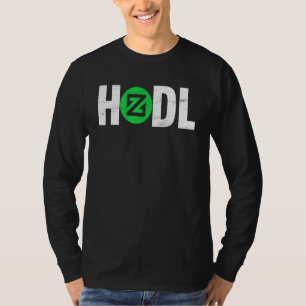Cryptocurrency voor mannen en vrouwen Zilliqa Hodl T-shirt