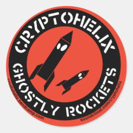 Cryptohelix - Ghostly Rockets sticker