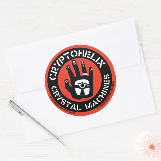 Cryptohelix - Kristalmachines - stickers (Envelop)