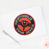Cryptohelix - Votre appareil - Stickers (RED) (Enveloppe)