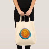 CRYPTOVALUTA BITCOIN TOTE BAG (Voorkant (product))