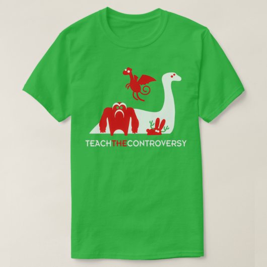 Cryptozoo Leer de Controverse T-shirt (Design voorkant)