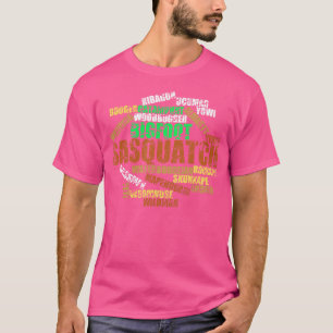 Cryptozoölogie Bigfoot Sasquatch Cryptid Skunk Ape T-shirt