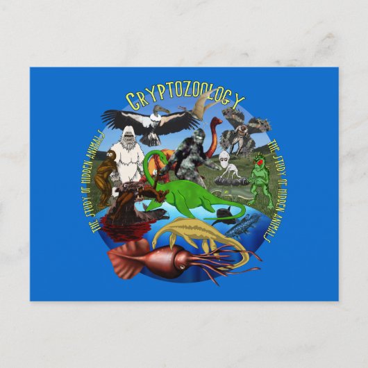 cryptozoölogie briefkaart (Voorkant)