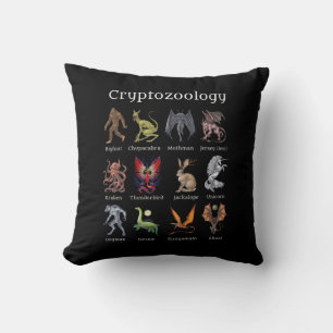 Cryptozoölogy Cryptid Creatures Kussen