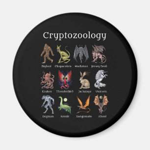 Cryptozoölogy Cryptid Creatures Magneet