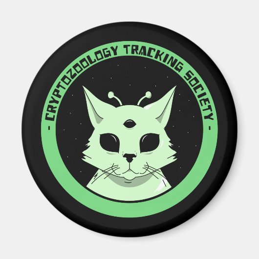 Cryptozoology Tracking Society Magnet Magneet (Voorkant)