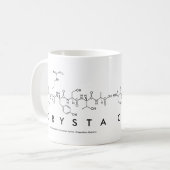 Crysta peptide nom mug (Devant gauche)