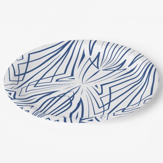 Crystal 3 papieren bordje (Gekanteld)