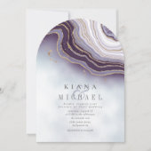 Crystal Agaat Wedding Amethyst Arch ID825 Kaart (Voorkant)