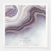 Crystal Agate Wedding Amethyst ID825 Servet (Voorkant)