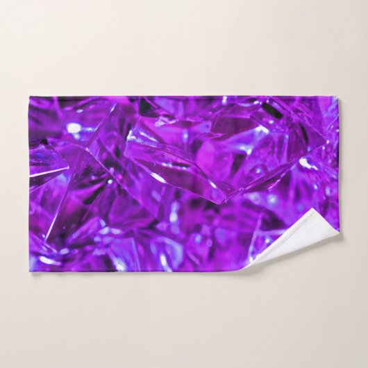 Crystal Amethyst Purple Gemstone (Serviette à main)