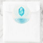 Crystal and Water Sticker – Peaceful Energy Aesthe (Sac)