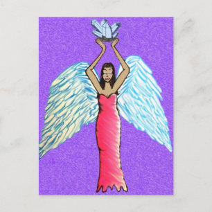 Crystal Angel Briefkaart / Altar Art
