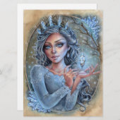 Crystal Art Card Fantasie Bezweerster Magie  (Voorkant / Achterkant)