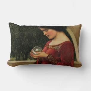 Crystal Bal Vrouw Waterhouse Schilderij Kussen