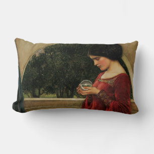 Crystal Bal Vrouw Waterhouse Schilderij Kussen