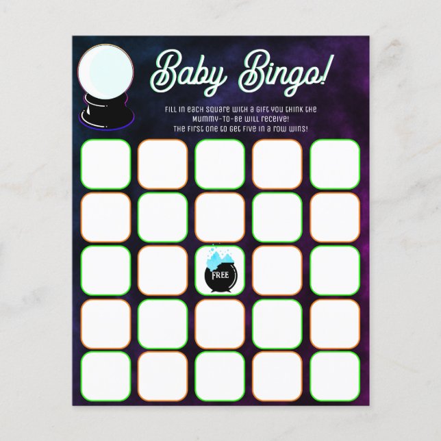 Crystal Ball Baby Bingo (Voorkant)