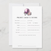 Crystal Ball Halloween Baby shower wenst Kaart (Voorkant)