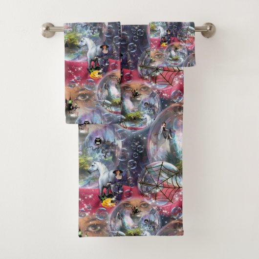 Crystal Ball Halloween sorcière (En situation)