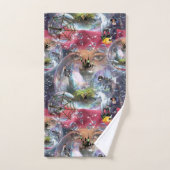 Crystal Ball Halloween Witch Bad Handdoek (Handdoek)