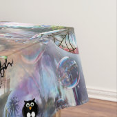 Crystal Ball Halloween Witch Tafelkleed (Voorbeeld)