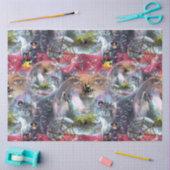 Crystal Ball Halloween Witch Tissuepapier (Craft)