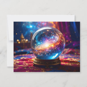 Crystal Ball - Ik zie een kosmische gebeurtenis in Briefkaart