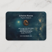 Crystal Ball Psychic Medium Tarot Reader Visitekaartje (Achterkant)