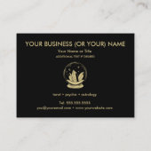 Crystal Ball Psychic Tarot Reader Carte de visite (Dos)
