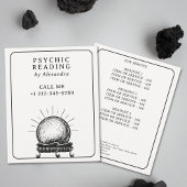 Crystal Ball Psychische Medium Tarot Reader Flyer