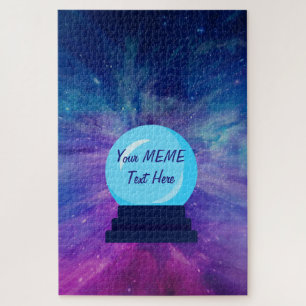 Crystal Ball schrijft je eigen MEME Legpuzzel