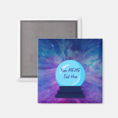 Crystal Ball schrijft je eigen MEME Magneet (Voorkant / Achterkant)