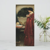 Crystal Ball van John William Waterhouse (Staand voorkant)