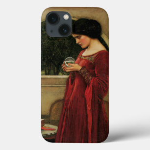 Crystal Ball Woman Waterhouse Painting iPhone 13 Hoesje