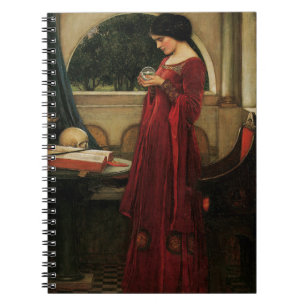 Crystal Ball Woman Waterhouse Painting Notitieboek