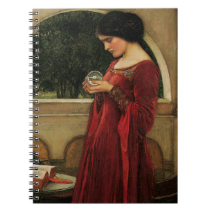 Crystal Ball Woman Waterhouse Painting Notitieboek