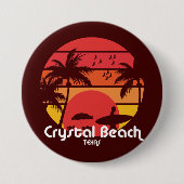 Crystal Beach Ronde Button 7,6 Cm (Voorkant)
