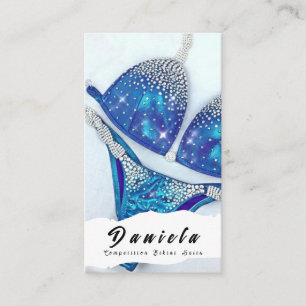 Crystal Bikini Fitness Competition Suits Women Visitekaartje