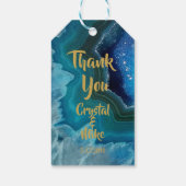 Crystal Blue Cadeaulabel (Achterkant)
