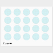 CRYSTAL BLUE Classic Ronde Sticker (Vel)