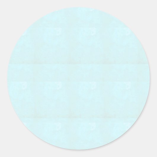 CRYSTAL BLUE Classic Ronde Sticker (Voorkant)