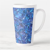 Crystal Blue en Paars Latte Mok (Rechts)