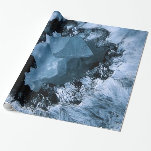Crystal Blue Fantasy Cadeaupapier (Uitgerold)