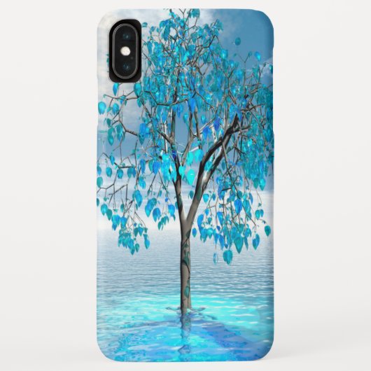 Crystal Blue-structuur Case-Mate iPhone Case (Achterkant)