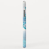 Crystal Blue-structuur Case-Mate iPhone Case (Achterkant/rechts)