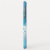 Crystal Blue-structuur Case-Mate iPhone Case (Achterkant/links)