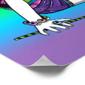 "Crystal" Bonbon Arc-en-ciel Poster de la fée papi (Coin)