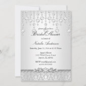  Crystal Bridal Shower-uitnodiging Kaart (Voorkant)
